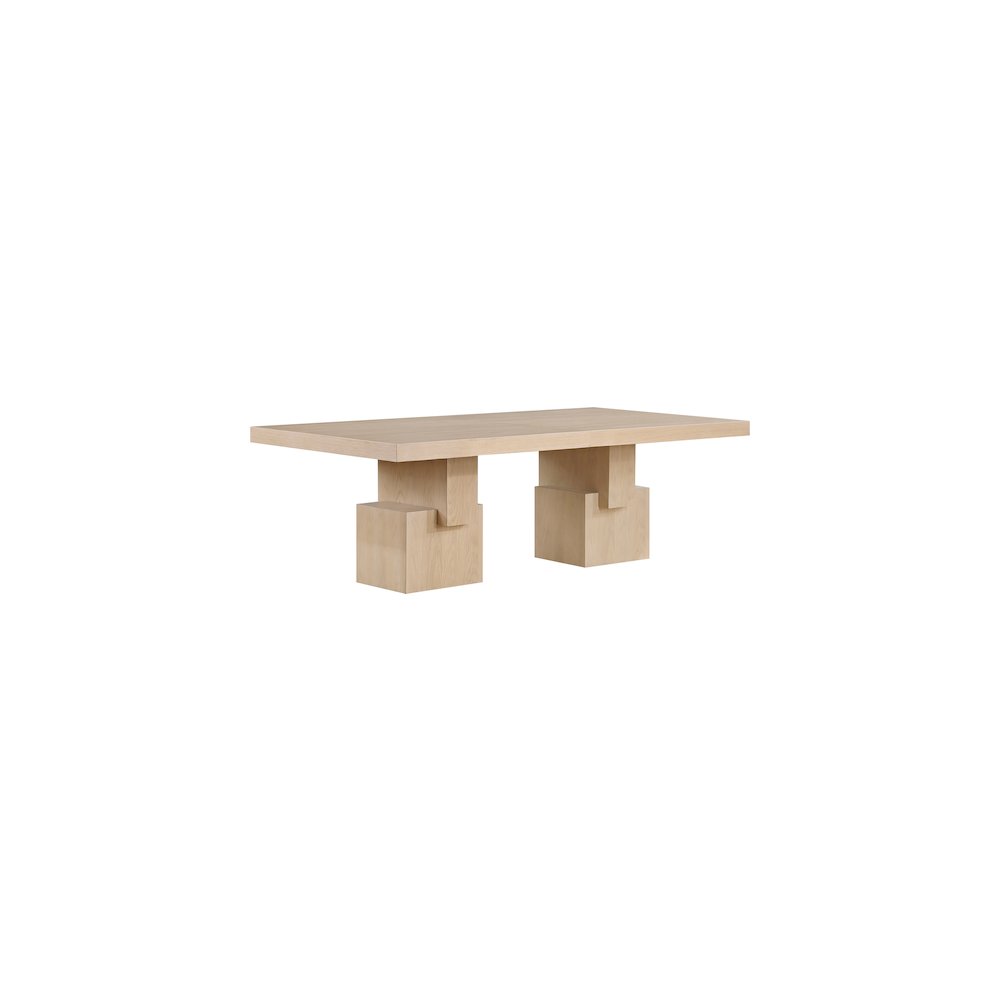 Anzio Oak Dining Table. Picture 5