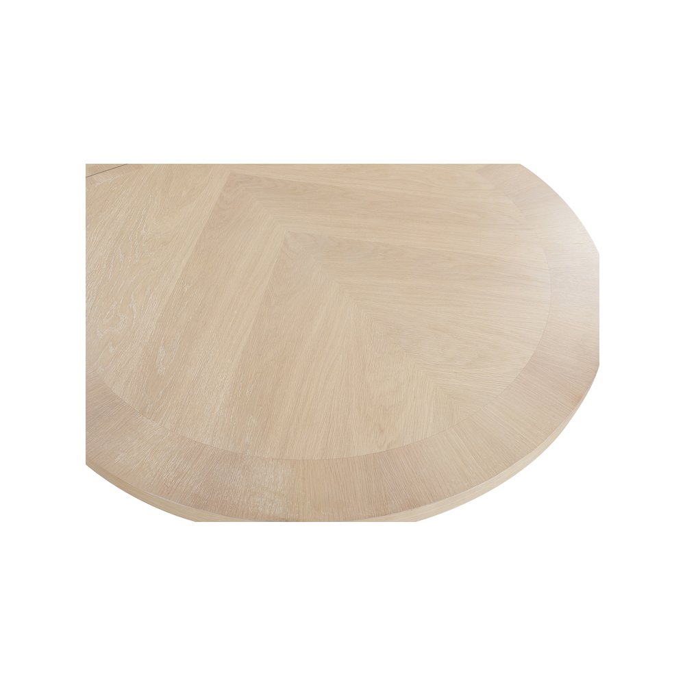 Belinda Natural Oak Veneer Dining Table. Picture 12