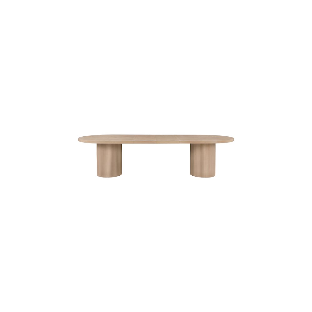 Belinda Natural Oak Veneer Dining Table. Picture 6