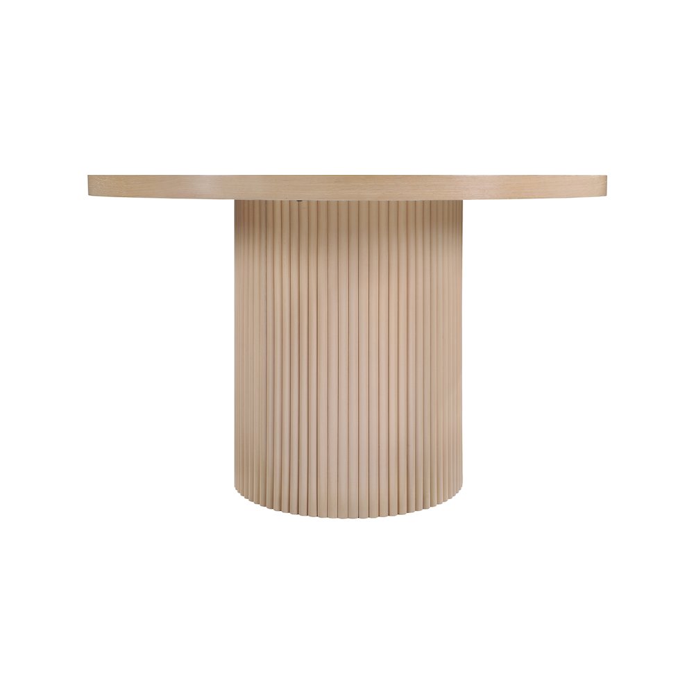 Belinda Natural Oak Veneer Dining Table. Picture 2