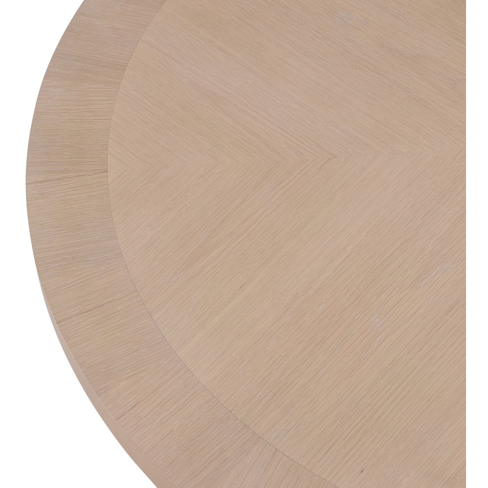Belinda Natural Oak Veneer Dining Table. Picture 4
