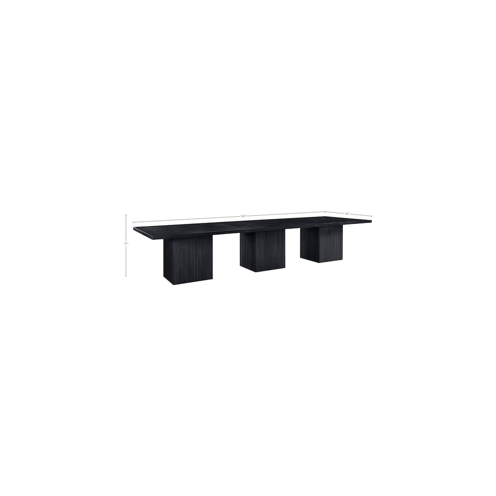 Belinda Black Modular Dining Table. Picture 6