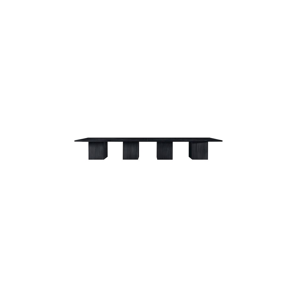 Belinda Black Modular Dining Table. Picture 2