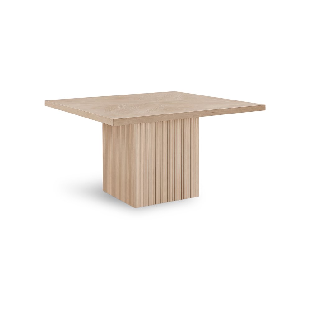 Belinda Natural Oak Veneer Dining Table. Picture 1