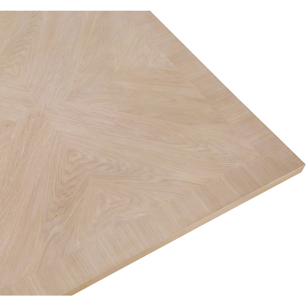 Belinda Natural Oak Veneer Dining Table. Picture 4