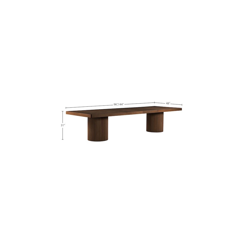 Belinda Brown Dining Table. Picture 13