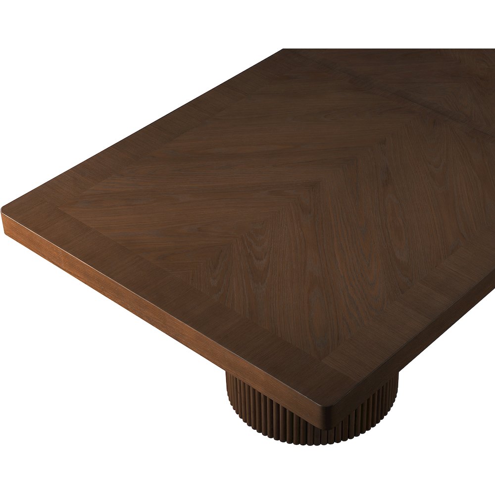 Belinda Brown Dining Table. Picture 12