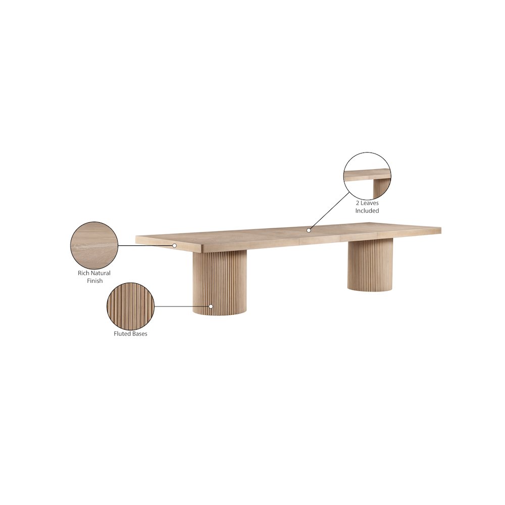 Belinda Natural Dining Table. Picture 14