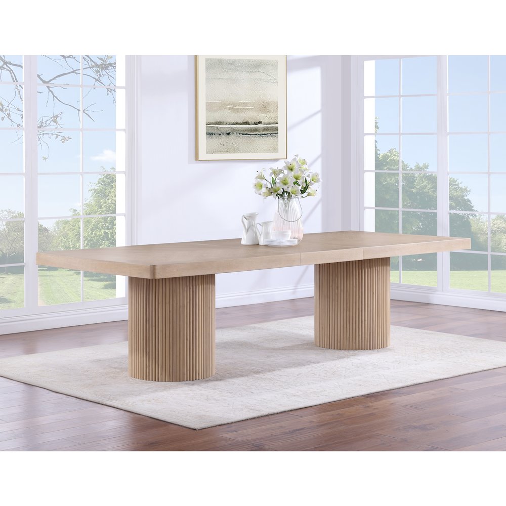 Belinda Natural Dining Table. Picture 2