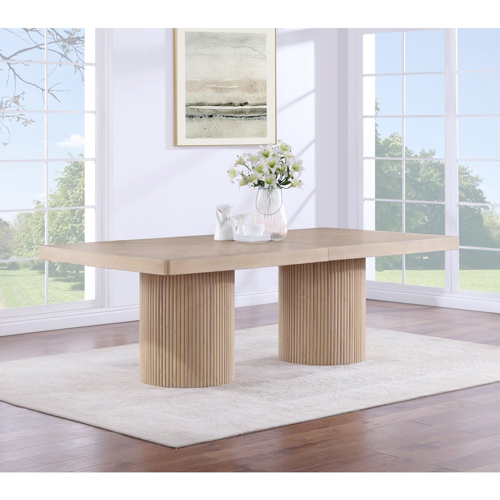 Belinda Natural Dining Table. Picture 3