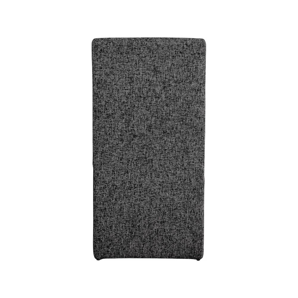 Benson Black Linen Textured Fabric Dining Chair, Set of 2. Picture 2