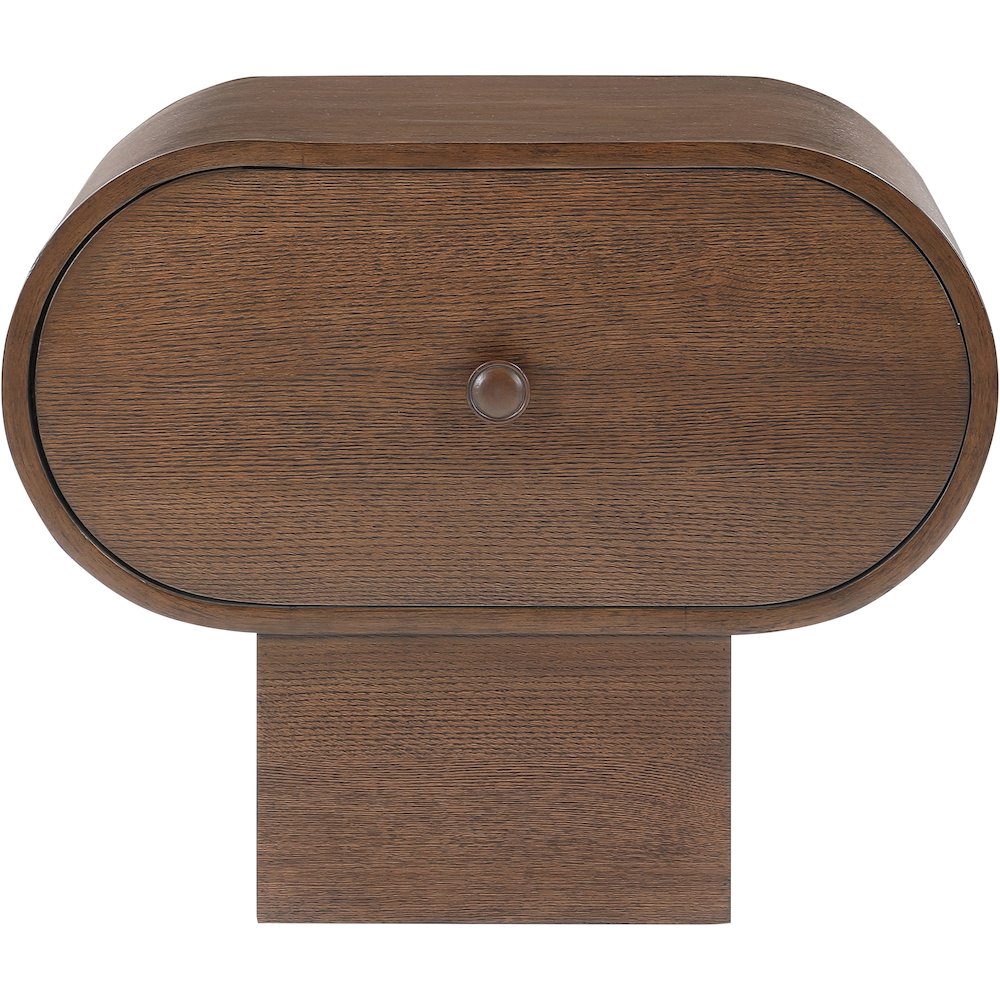 Harlow Brown Night Stand. Picture 3