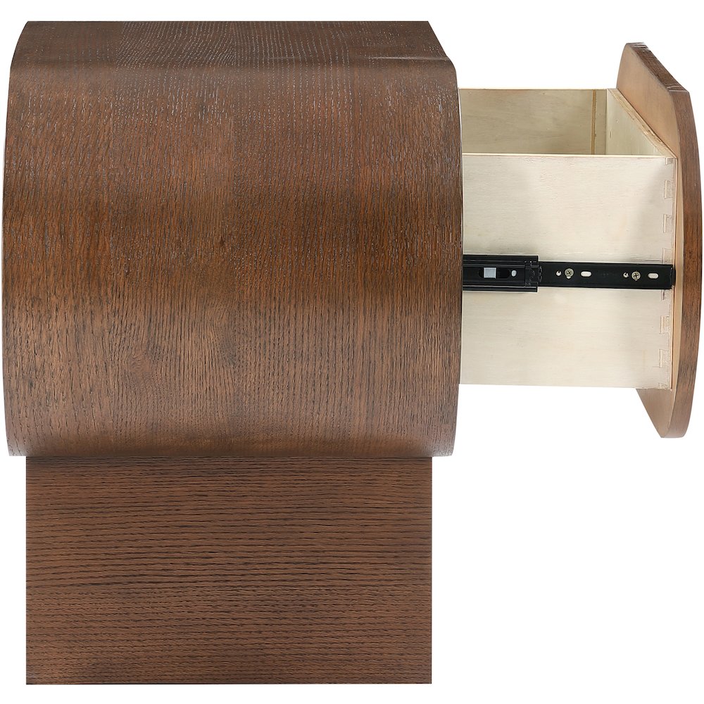 Harlow Brown Night Stand. Picture 6