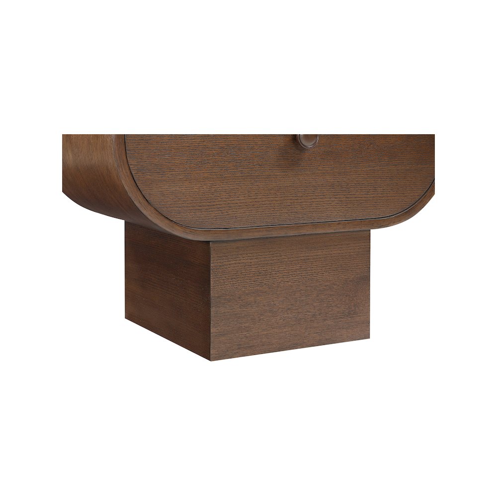 Harlow Brown Night Stand. Picture 8