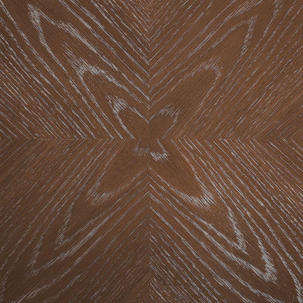 Belinda Brown Oak Veneer And Solid Wood Bar Height Table. Picture 7