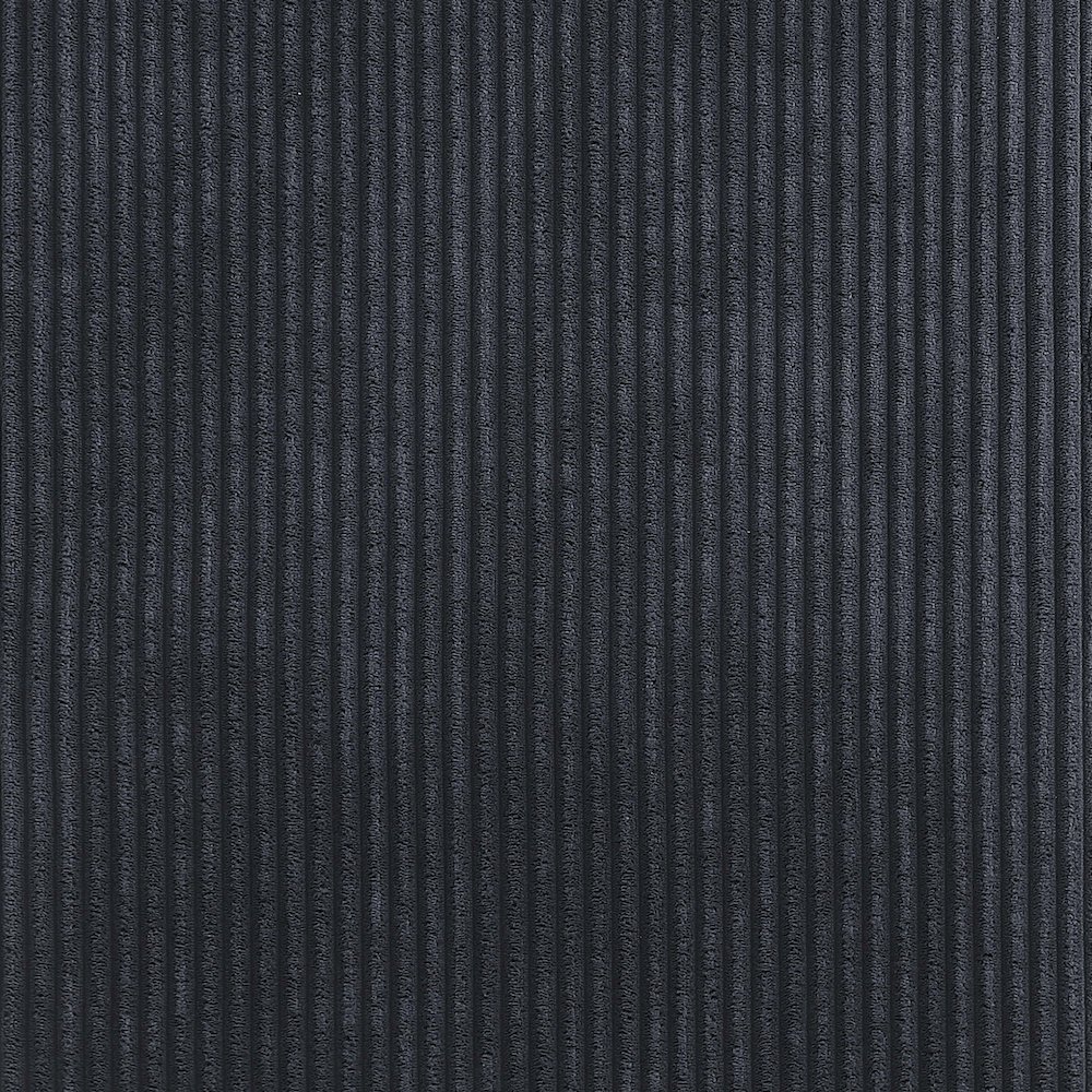 Benson Black Microsuede Corduroy Fabric Dining Chair, Set of 2. Picture 7