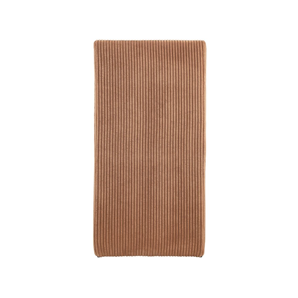 Benson Saddle Microsuede Corduroy Fabric Dining Chair, Set of 2. Picture 4