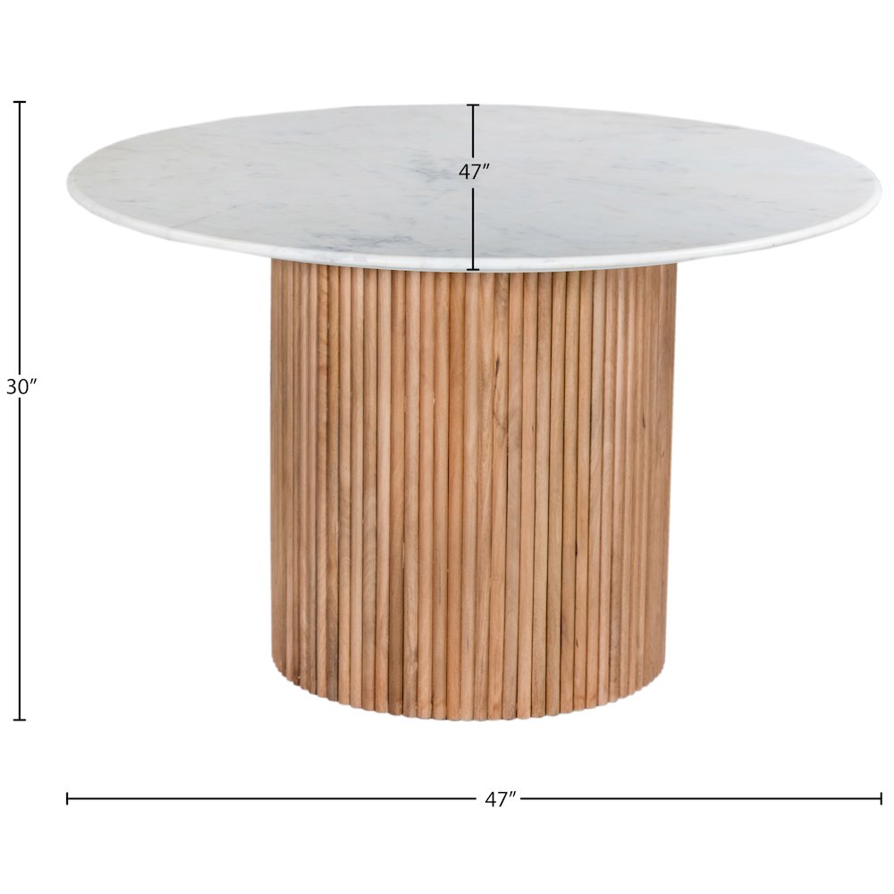 Oakhill Natural Dining Table. Picture 9