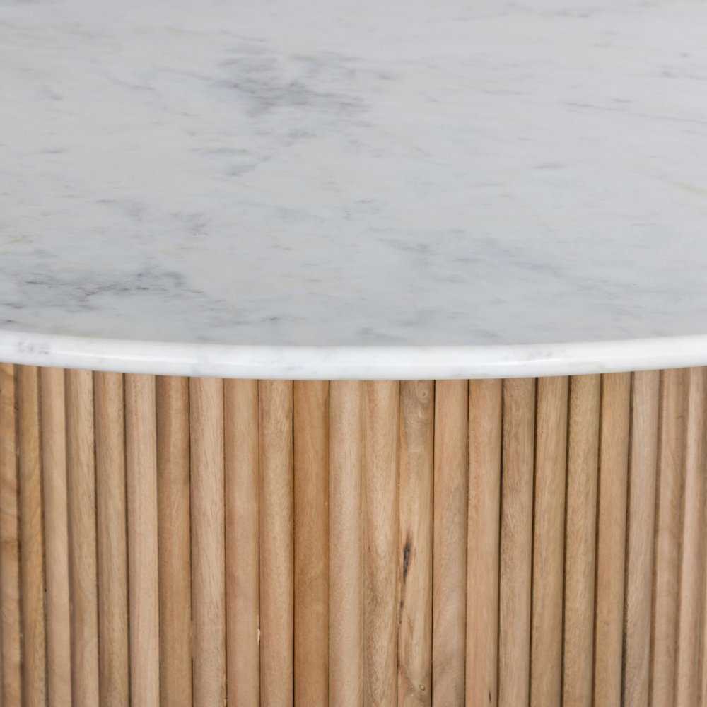 Oakhill Natural Dining Table. Picture 4