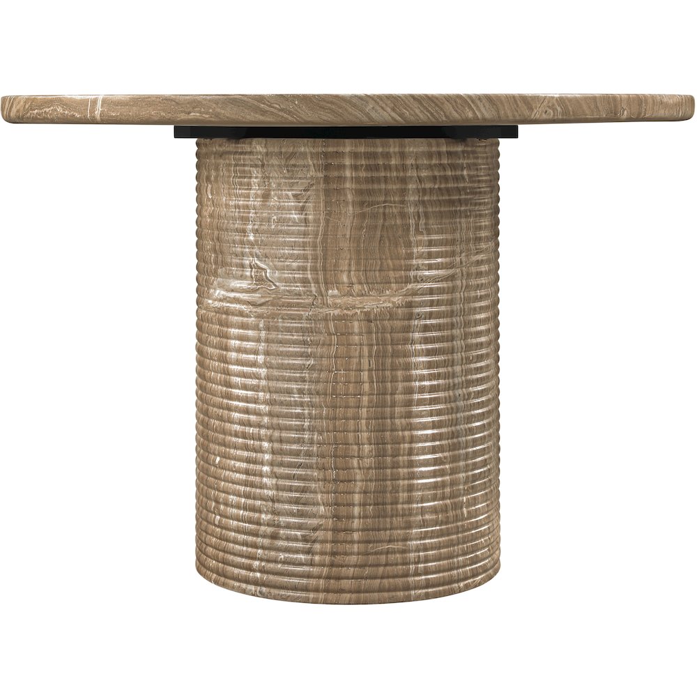 Rapallo 43" Beige Concrete Indoor/Outdoor Dining Table. Picture 3