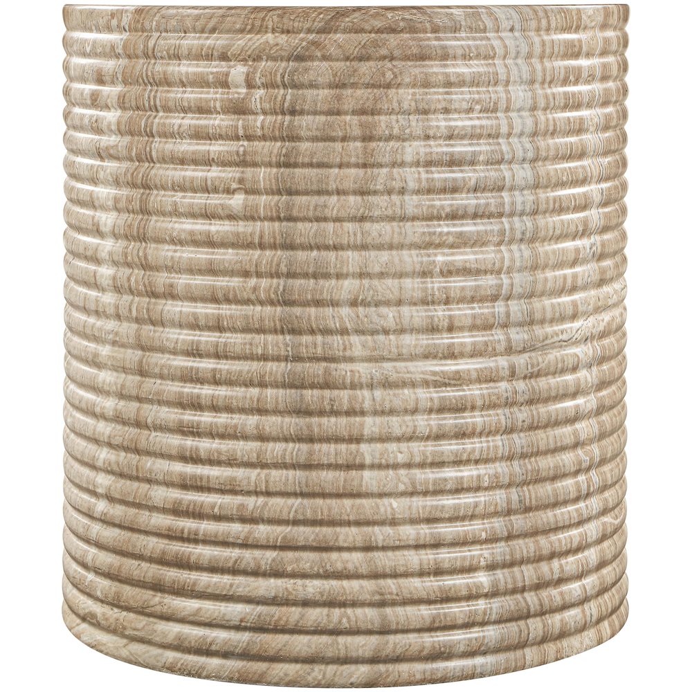 Rapallo Beige Concrete Indoor/Outdoor End Table. Picture 3
