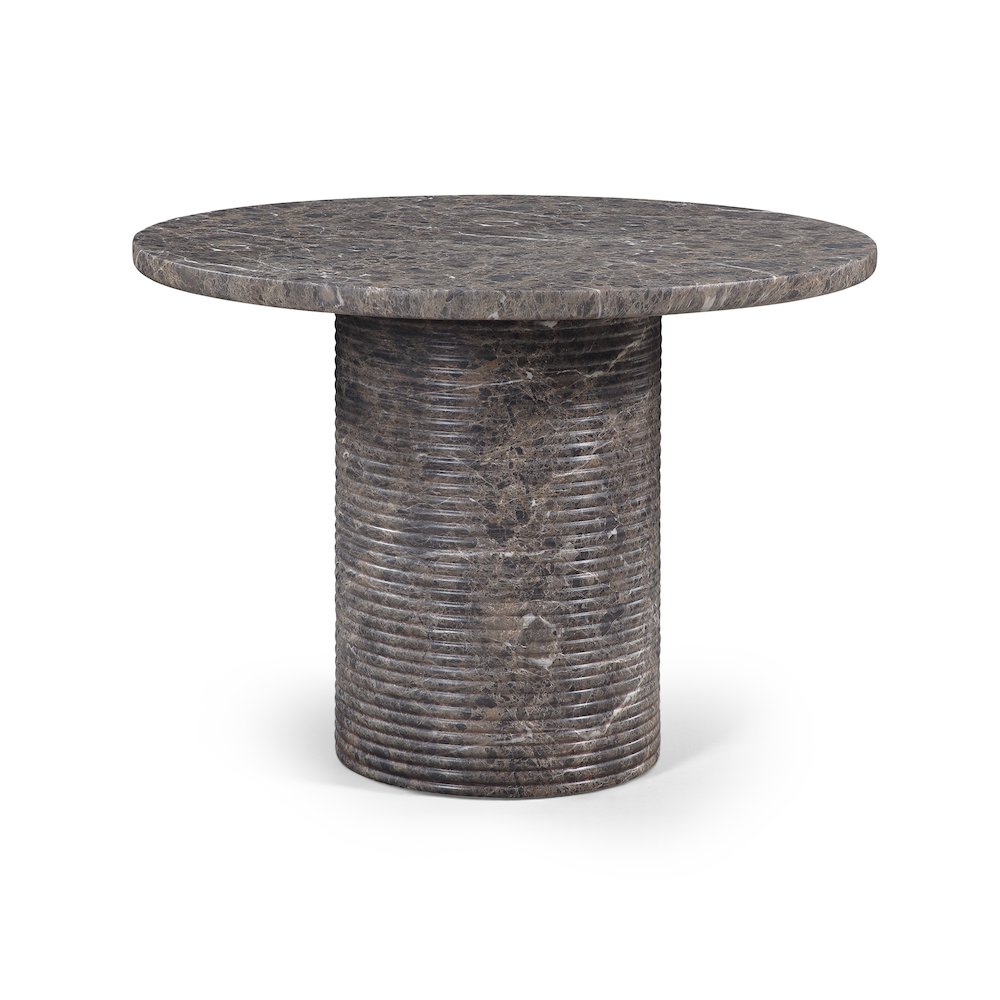Rapallo 43" Brown Concrete Indoor/Outdoor Dining Table. Picture 1