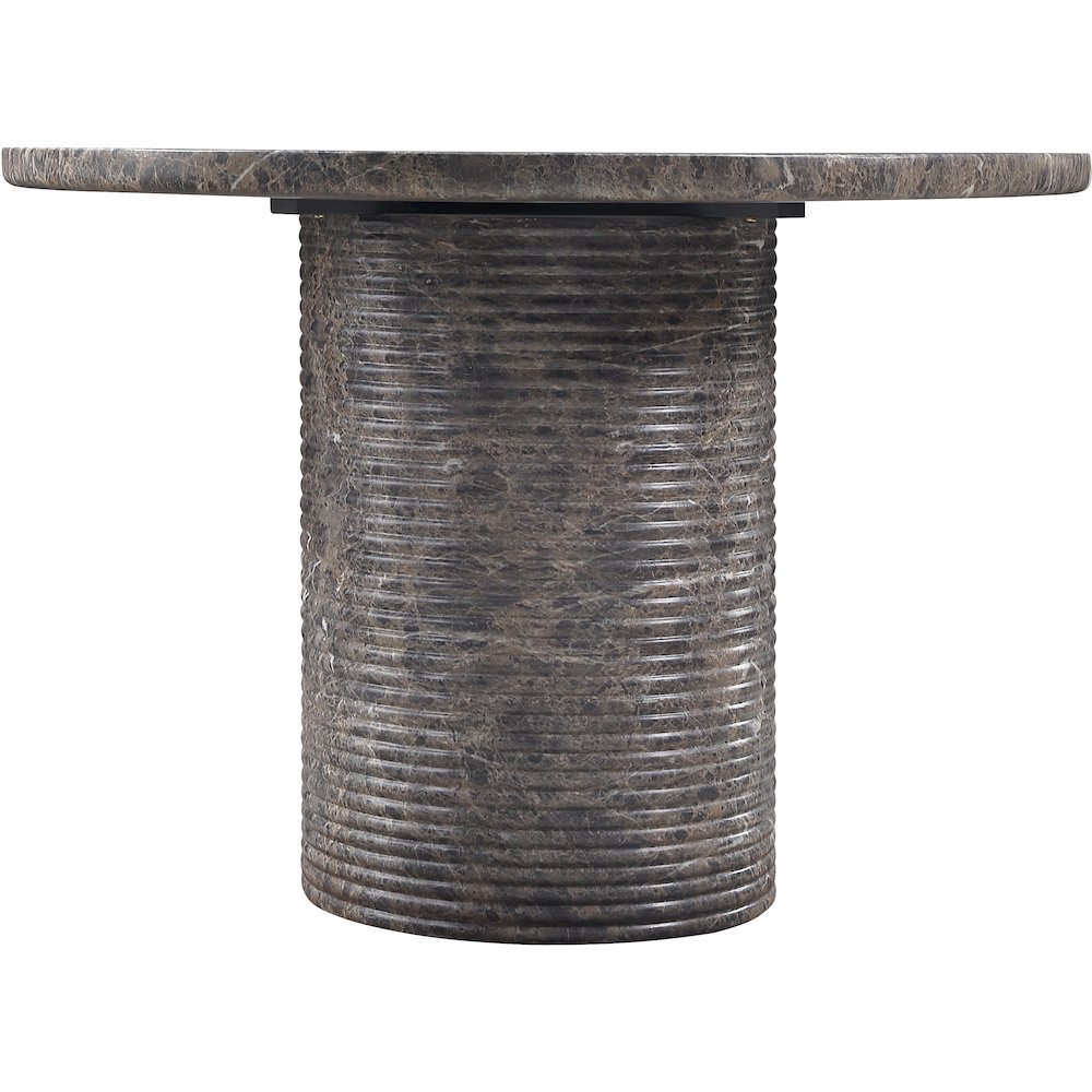 Rapallo 43" Brown Concrete Indoor/Outdoor Dining Table. Picture 3