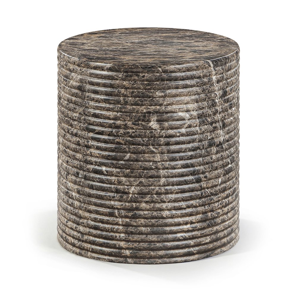 Rapallo Brown Concrete Indoor/Outdoor End Table. Picture 1