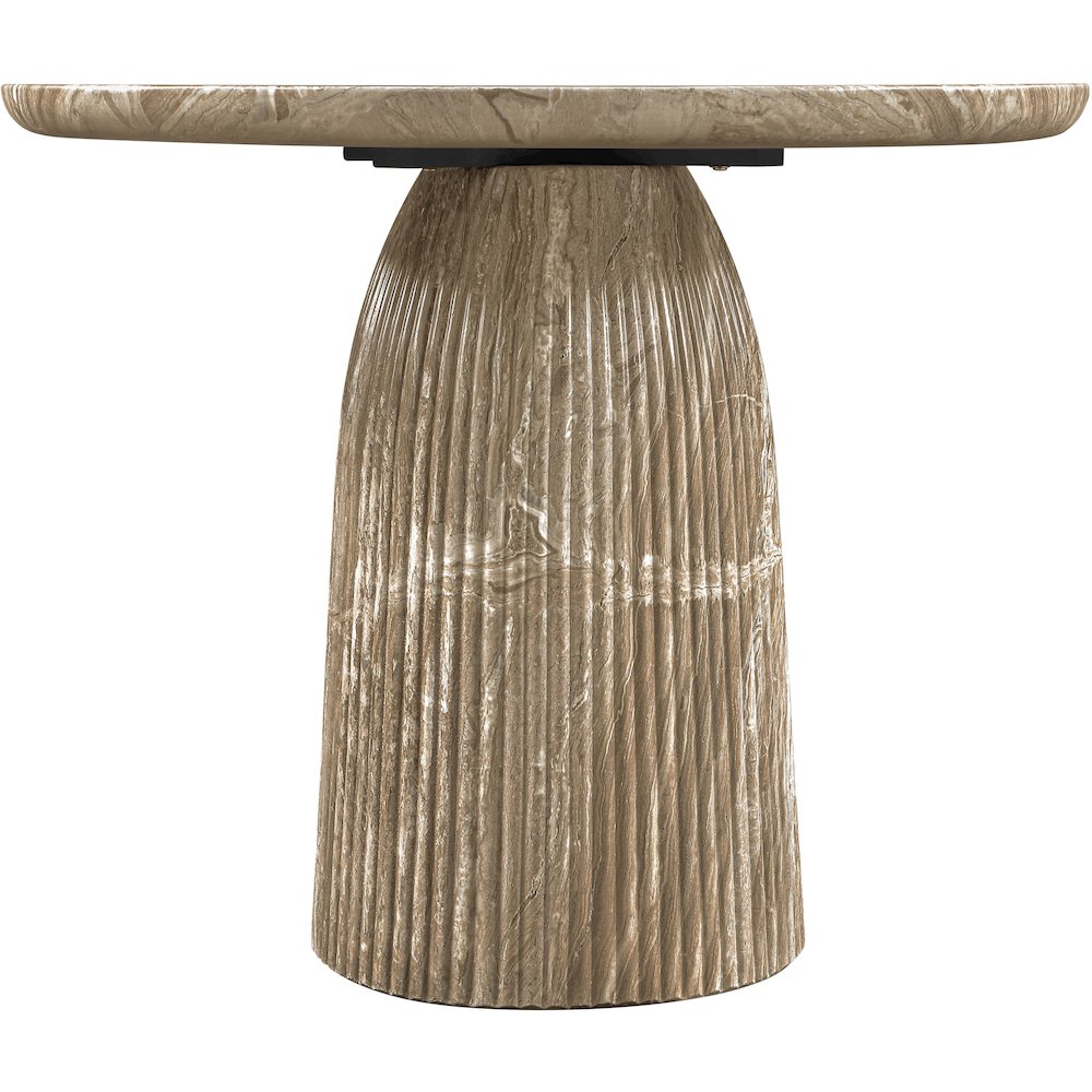 Venosa 36" Beige Concrete Indoor/Outdoor Dining Table. Picture 3