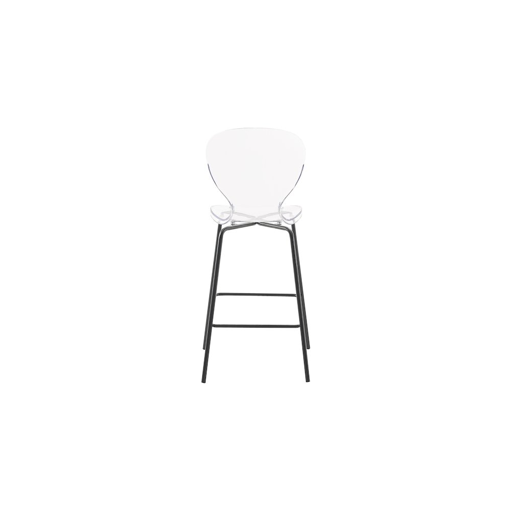 Clarion Matte Black Stool, Set of 2. Picture 2