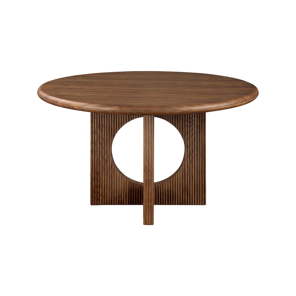 Rivas Walnut Dining Table. Picture 2