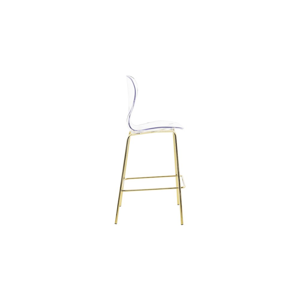 Clarion Gold Metal Stool, Set of 2. Picture 3