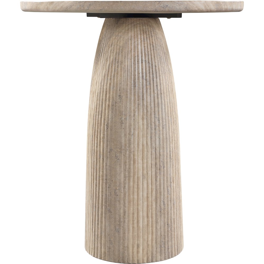 Venosa Travertine Concrete Indoor/Outdoor Bar Table. Picture 3