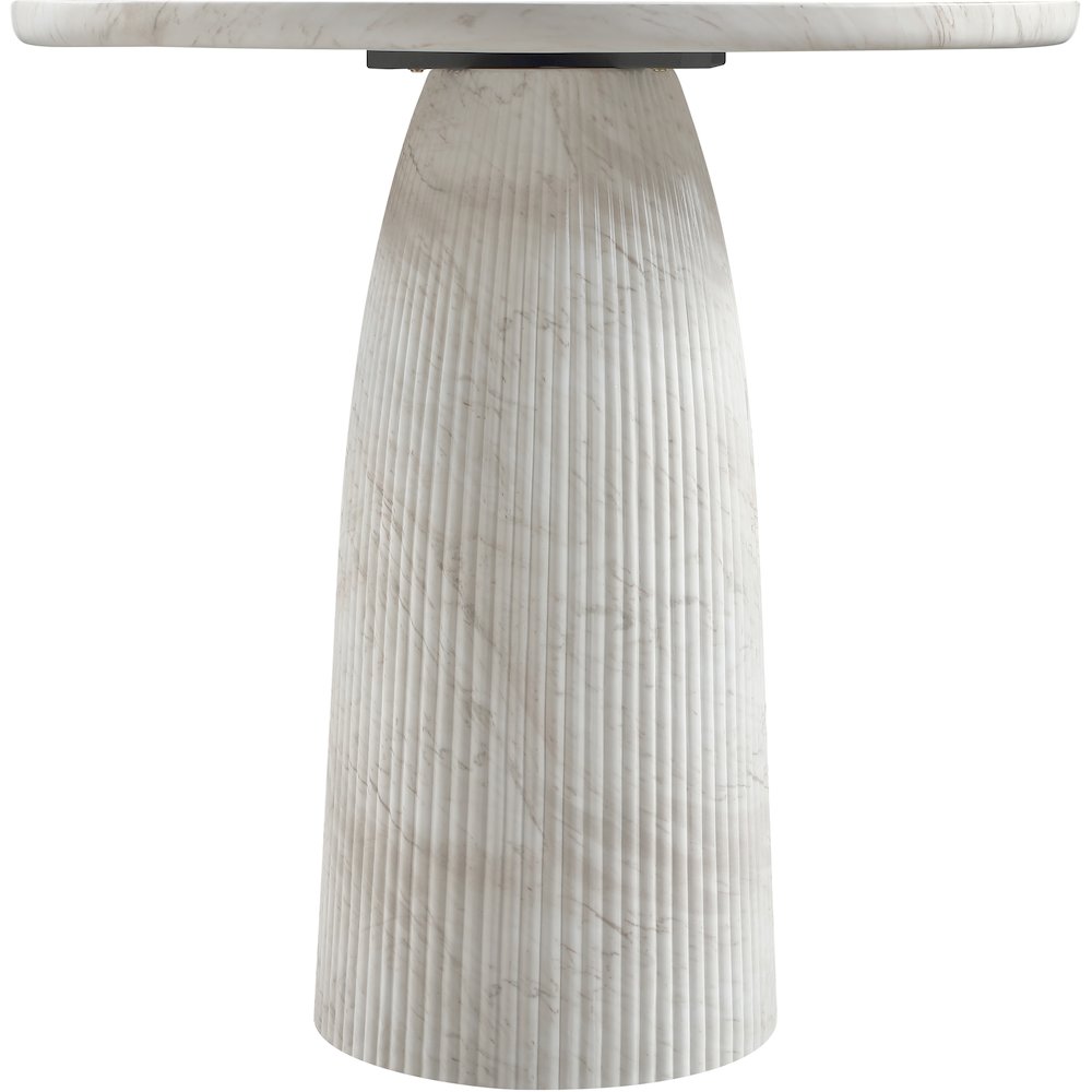 Venosa White Concrete Indoor/Outdoor Bar Table. Picture 3