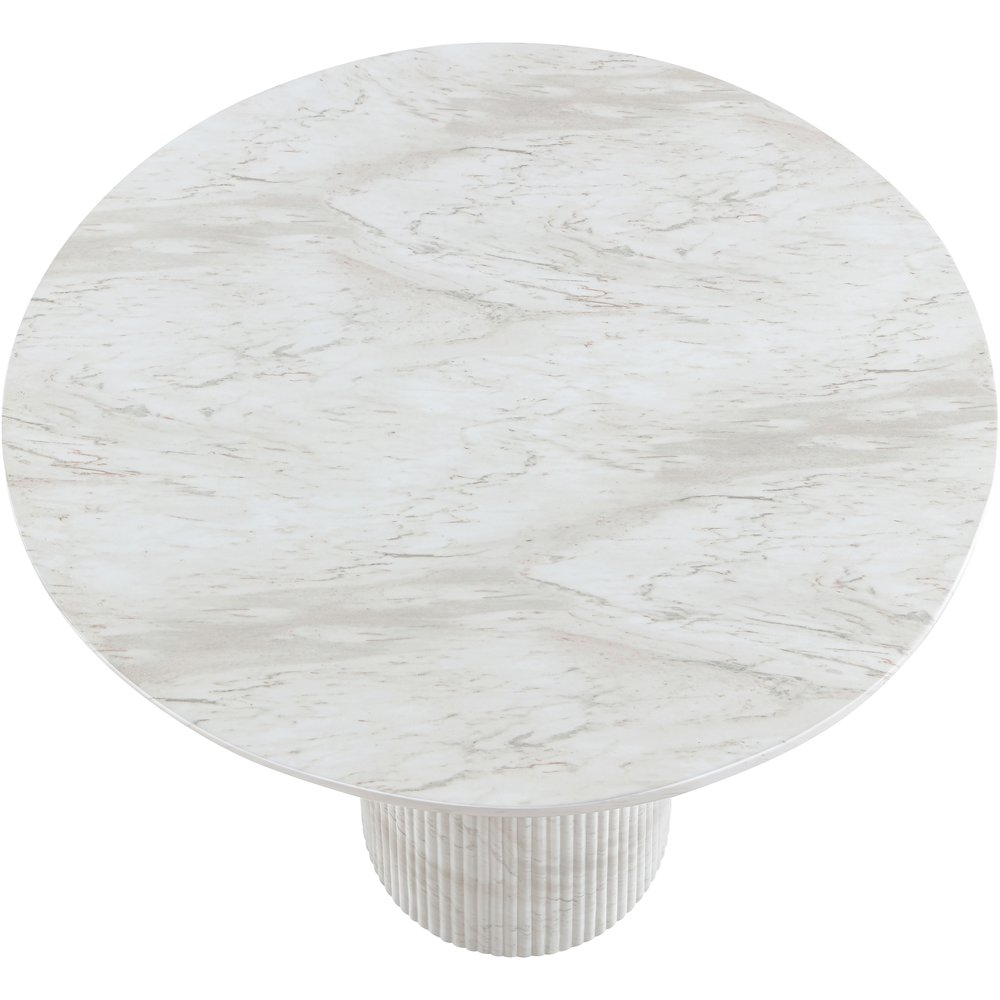 Venosa White Concrete Indoor/Outdoor Bar Table. Picture 4