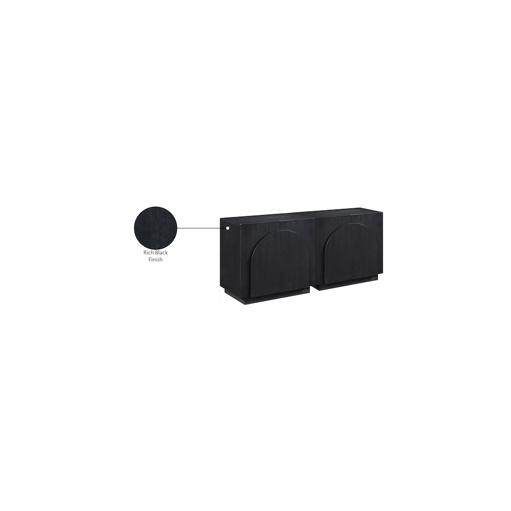 Navona Black Sideboard/Buffet. Picture 10