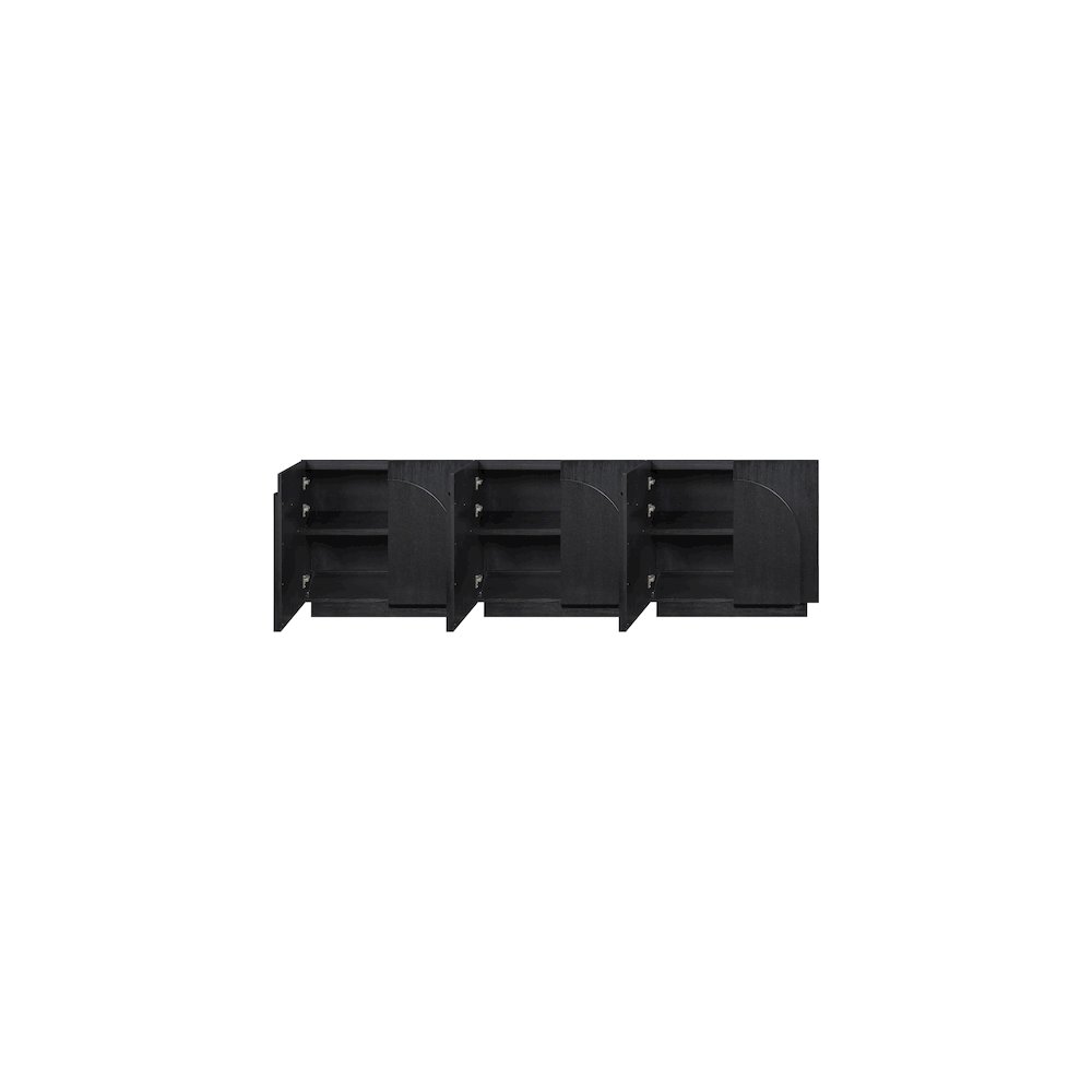 Navona Black Sideboard/Buffet. Picture 3