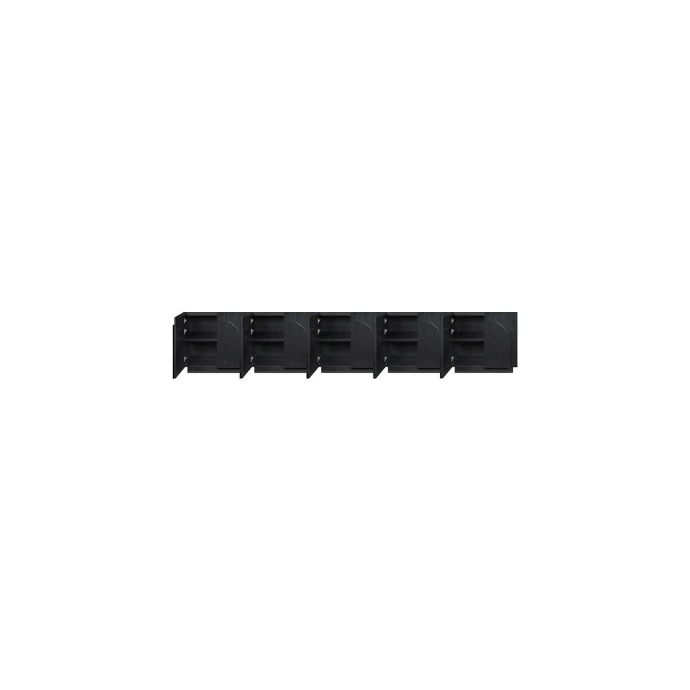 Navona Black Sideboard/Buffet. Picture 3