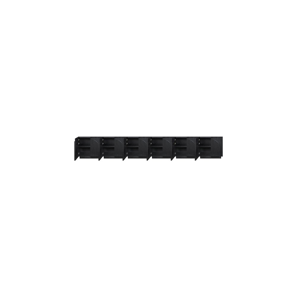 Navona Black Sideboard/Buffet. Picture 3