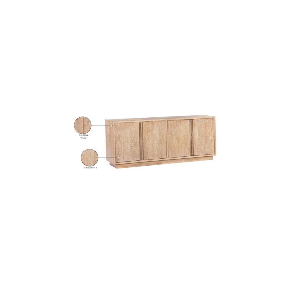 Cyrus Natural Sideboard/Buffet. Picture 11