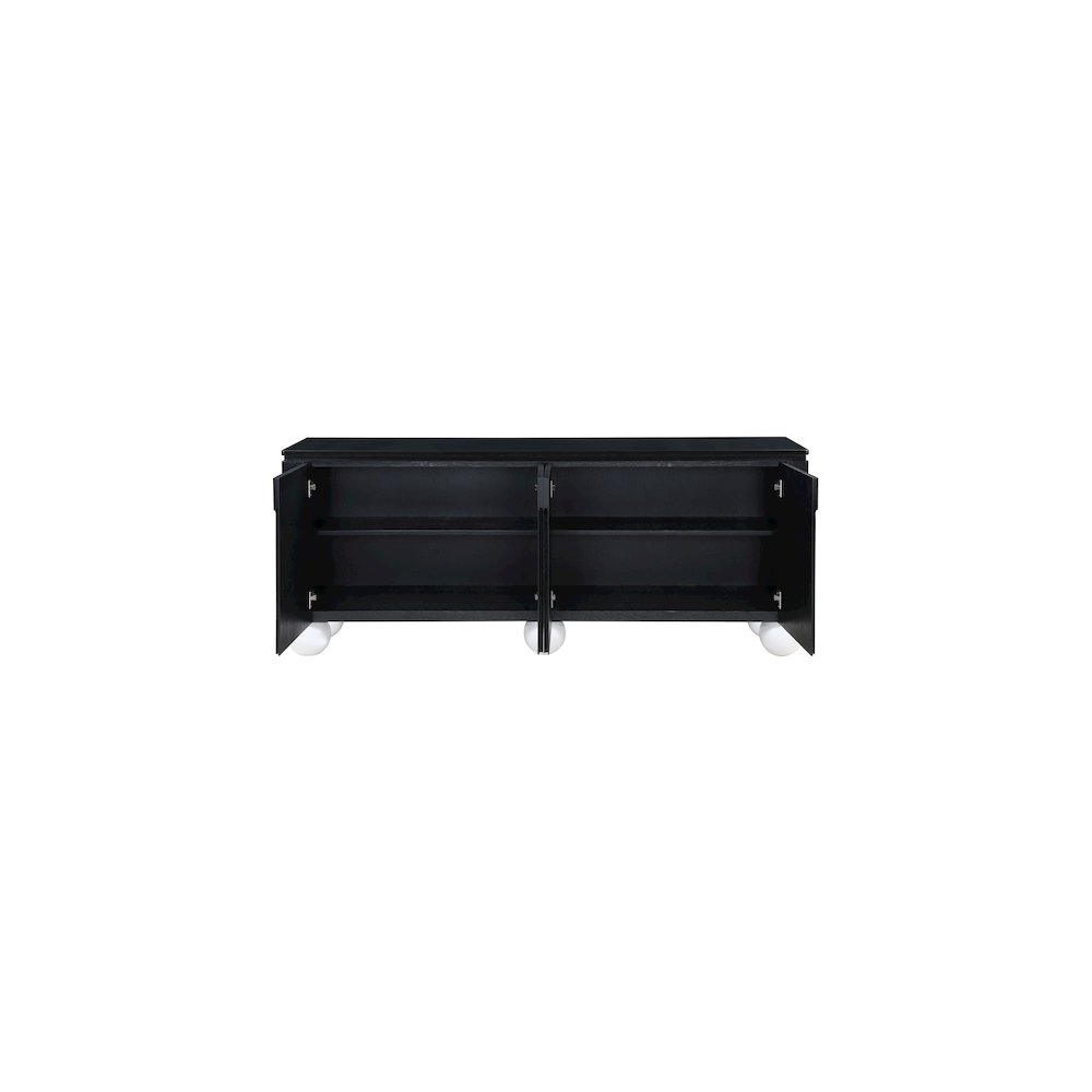 Cardiff Black Sideboard/Buffet. Picture 3