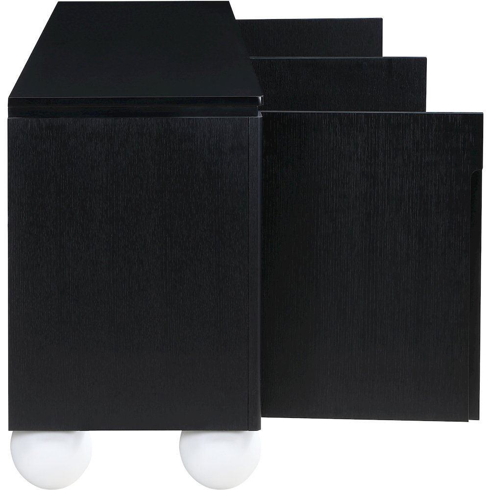 Cardiff Black Sideboard/Buffet. Picture 6