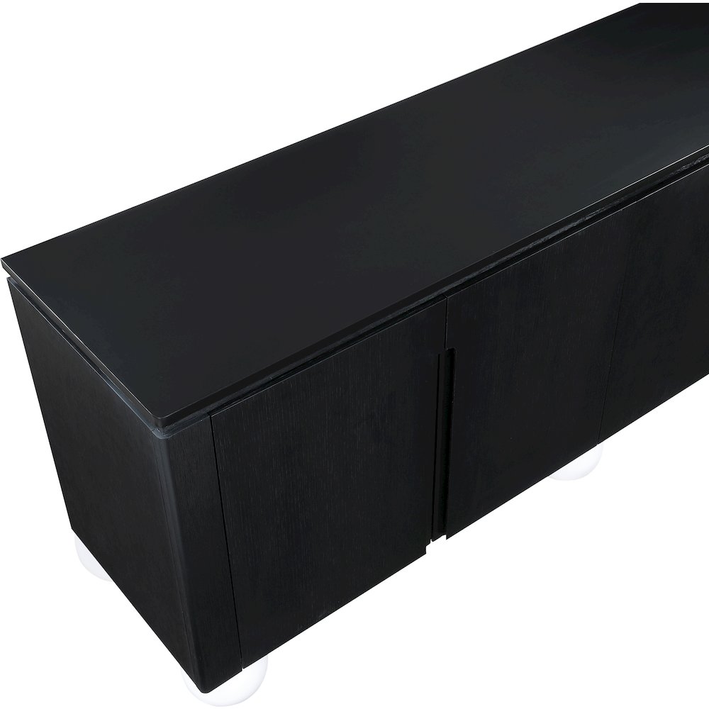Cardiff Black Sideboard/Buffet. Picture 7