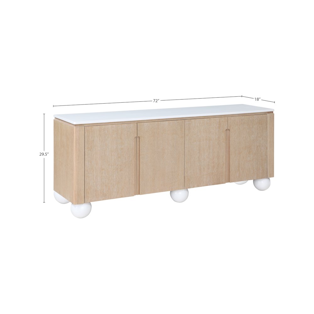 Cardiff Natural Sideboard/Buffet. Picture 10