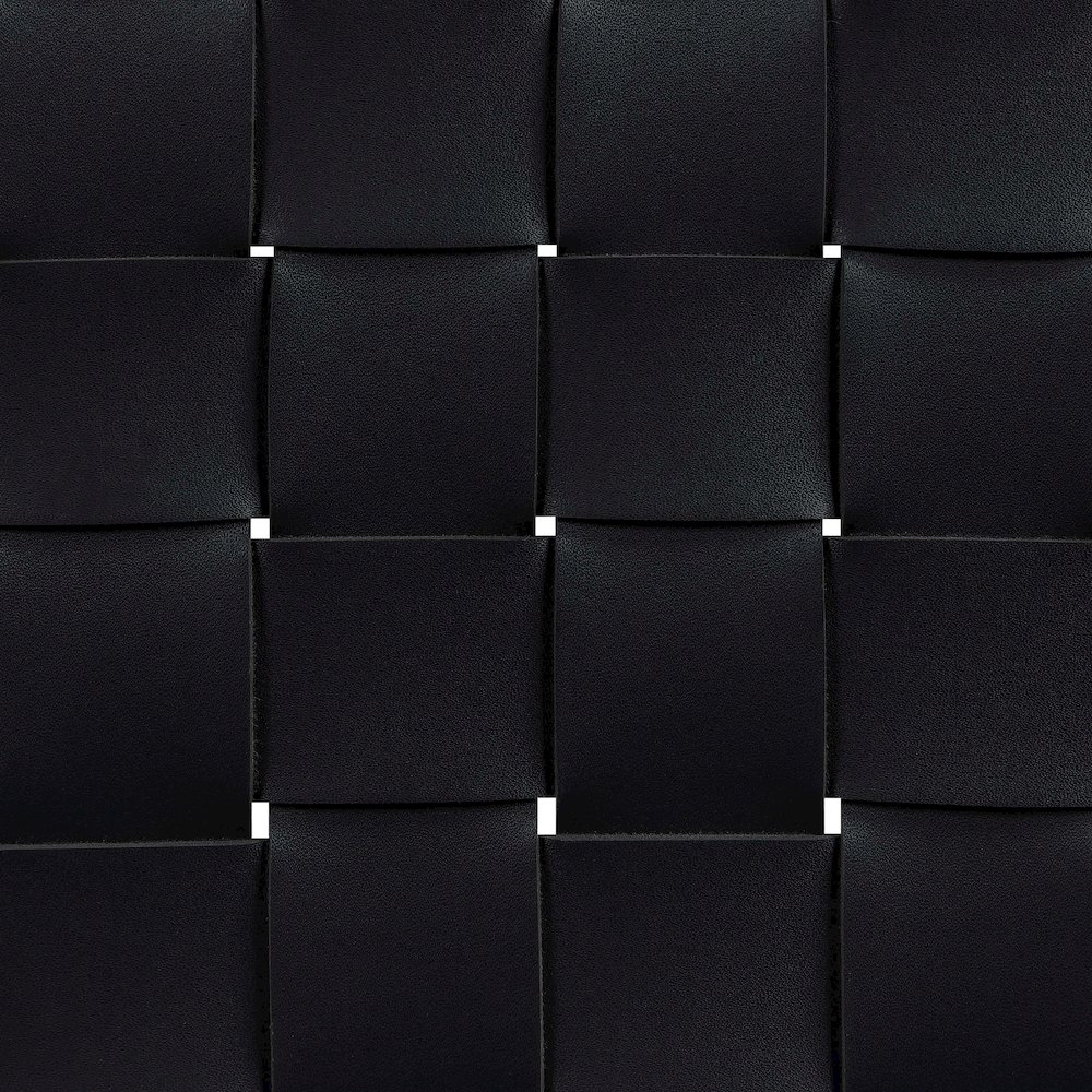 Entwine Black Vegan Leather Upholstered Counter Stool. Picture 8