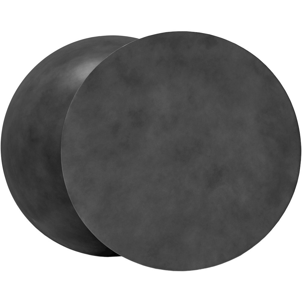 Boulder Black Iron Coffee Table. Picture 5
