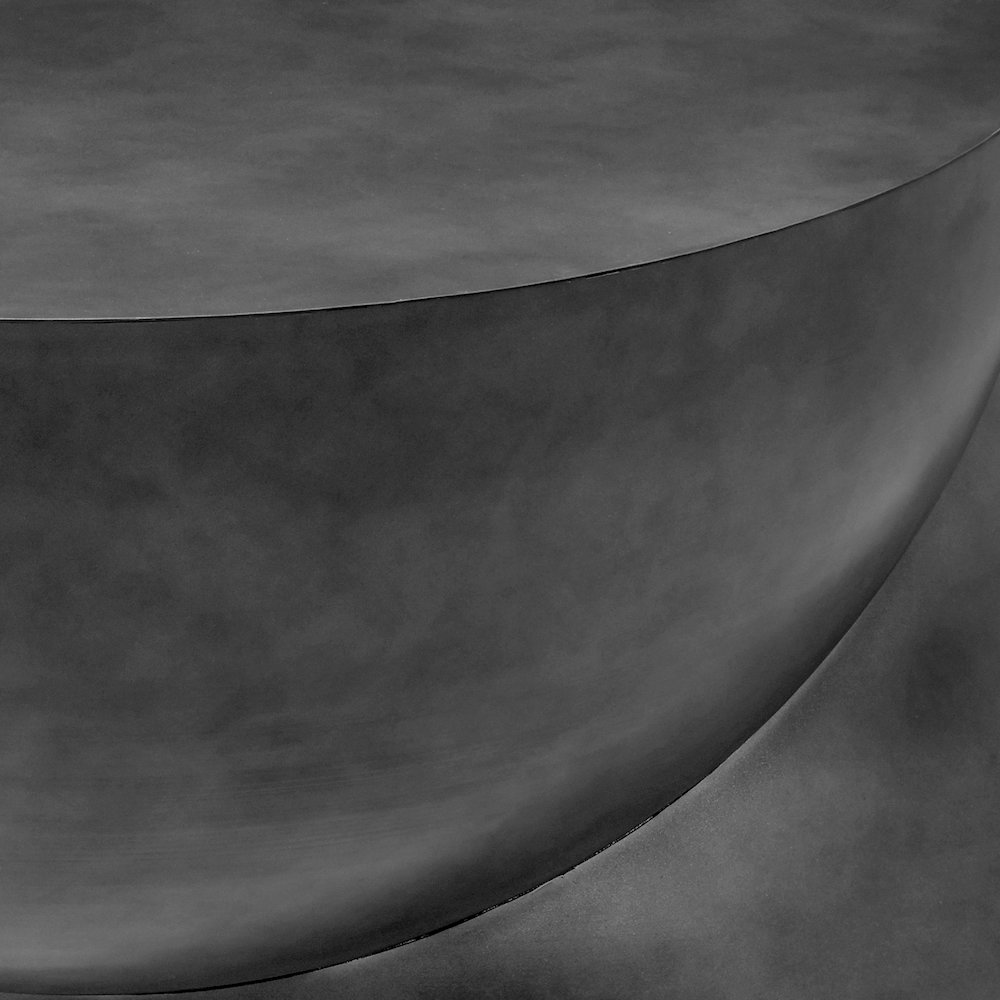 Boulder Black Iron Coffee Table. Picture 6