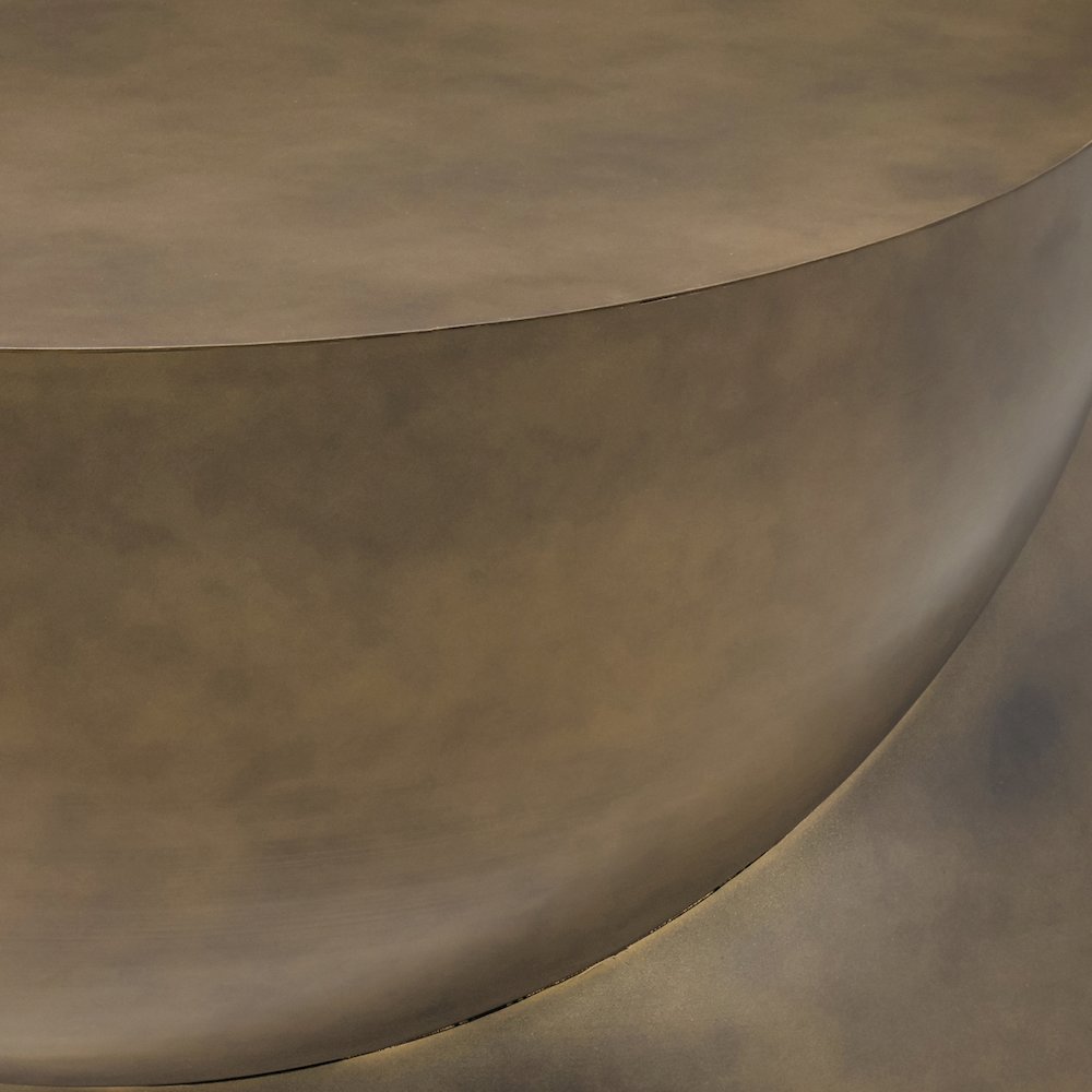 Boulder Gold Iron Coffee Table. Picture 6