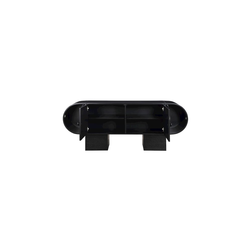 Harlow Black Sideboard/Buffet. Picture 4