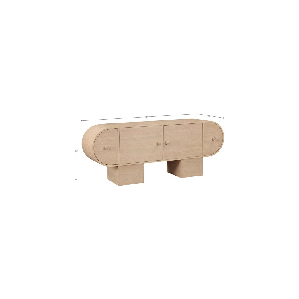 Harlow Natural Sideboard/Buffet. Picture 10
